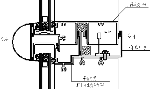 幕墻的橫向節(jié)點(diǎn)