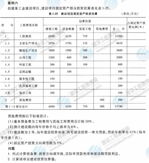 09年造價工程師《工程造價案例分析》經(jīng)典習(xí)題