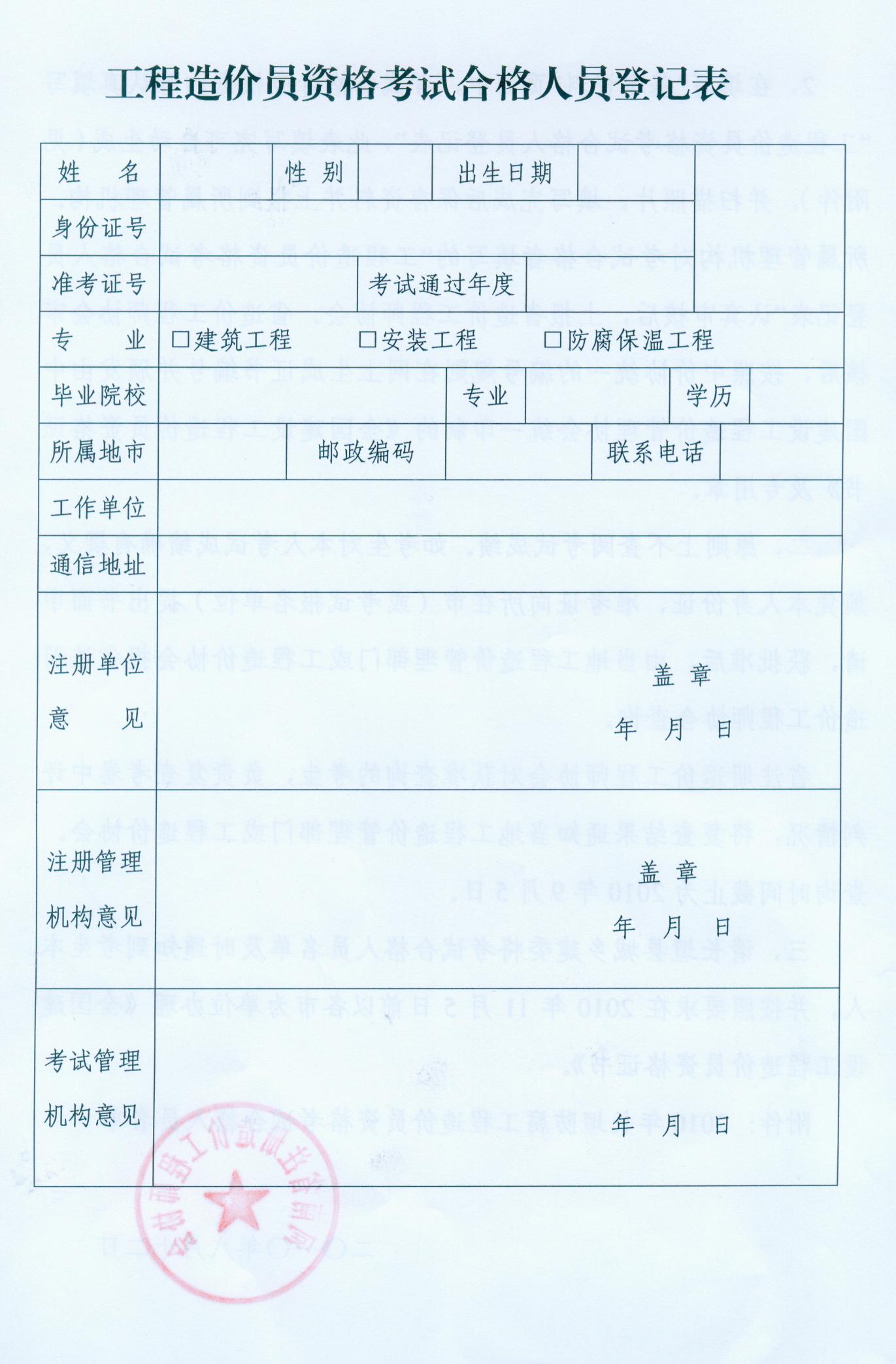 關于公布2010河南長垣防腐工程造價員考試合格的通知