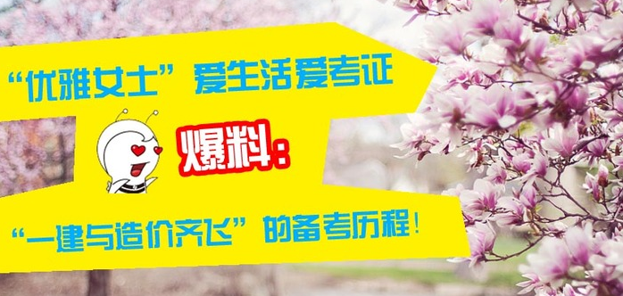 2016年造價(jià)工程師如何備考？你也可以成為萬(wàn)人矚目的優(yōu)雅姐