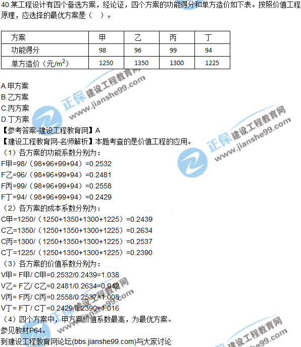 2017年監(jiān)理師質(zhì)量、投資、進(jìn)度控制試題及答案