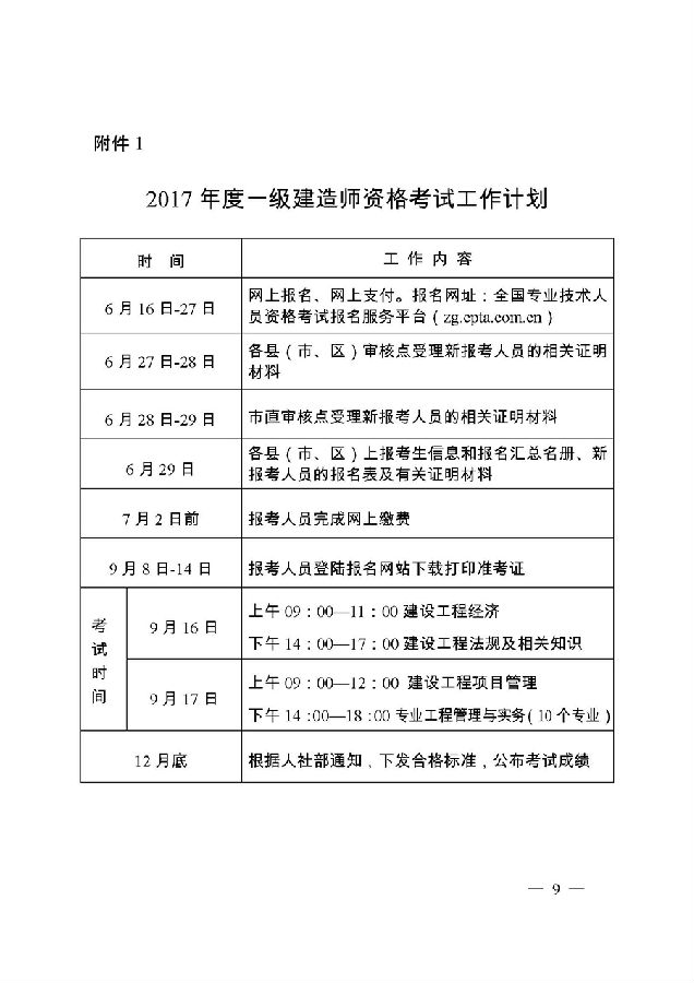 江蘇鹽城一級建造師考試報(bào)名時(shí)間