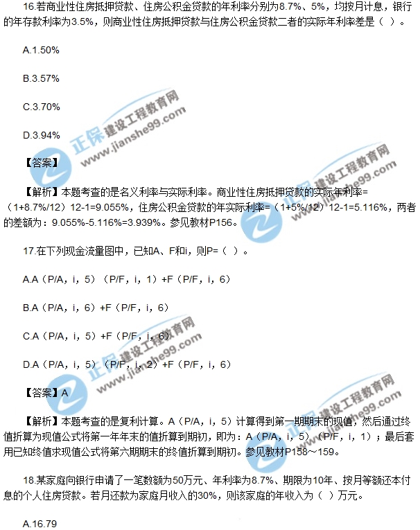 房地產(chǎn)開發(fā)經(jīng)營(yíng)與管理試題單選16-20