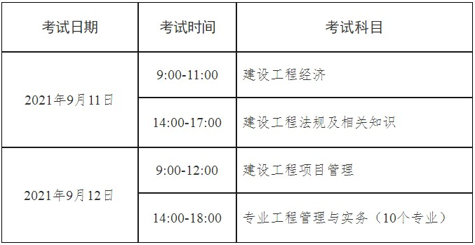 廣西一建考試時(shí)間考試科目 廣西一建考試時(shí)間考試科目