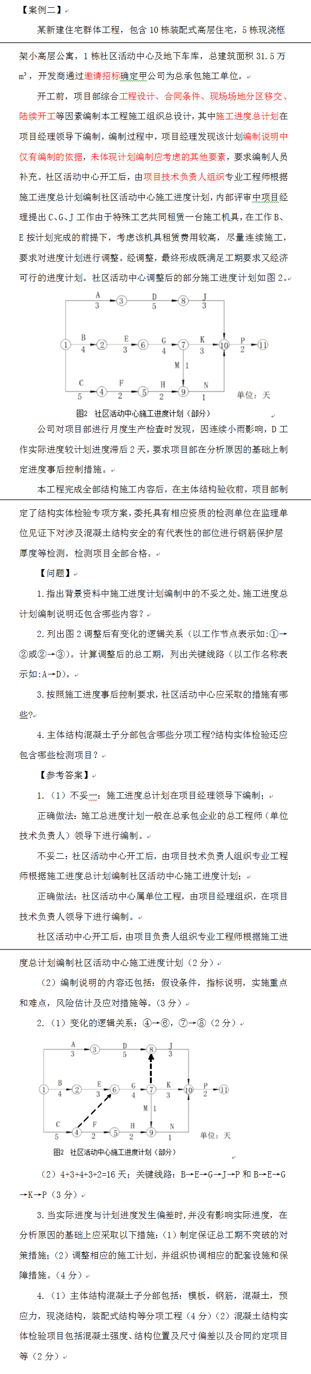 一級建造師歷年試題 一級建造師歷年試題