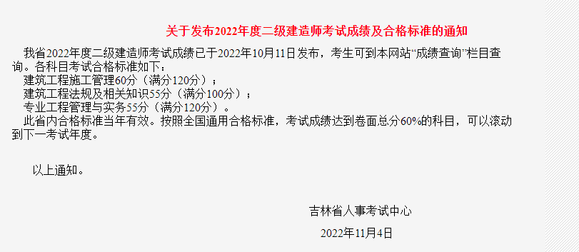 二級(jí)建造師合格標(biāo)準(zhǔn)