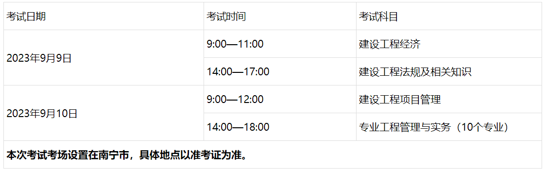 一、考試時(shí)間、科目及考場(chǎng)設(shè)置